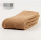 Double needle rabbit wool socks women