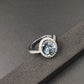 Luxury Zircon Round Crystal Ring