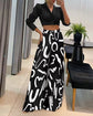 European And American Autumn Best-selling Printed Wide-leg Pants